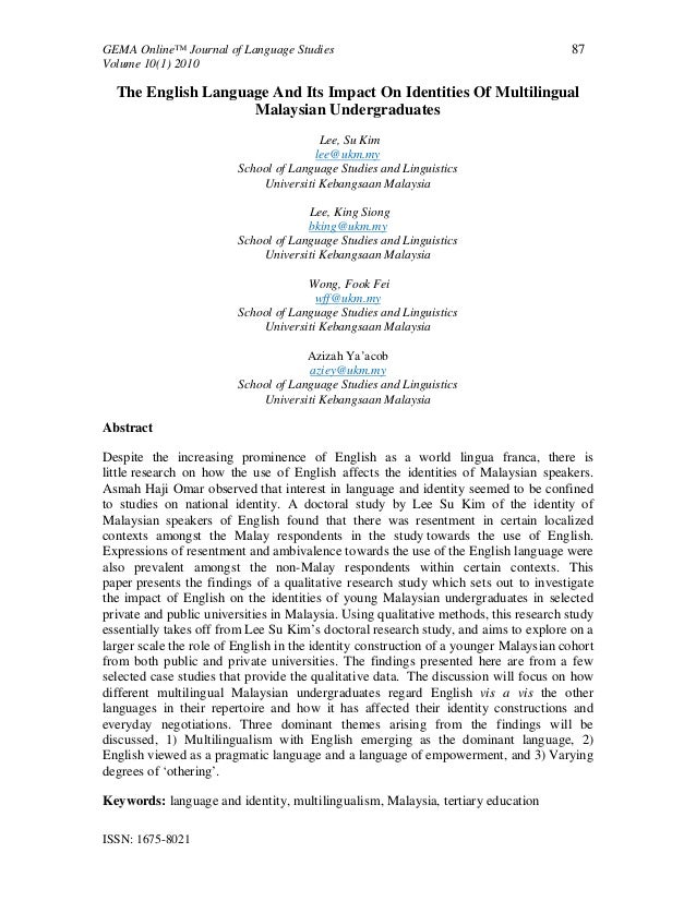 the impact of english language essay english as a global language